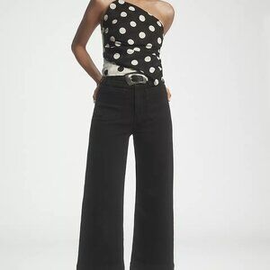 Anthropologie Maeve Colette Black Denim Pants Size 31